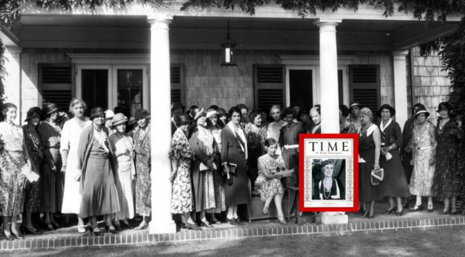 Time Magazine, 1932: “Times change. The ladies at Roslyn… were of a different order.”  Roslyn Country Club Site of Pivotal Event in Ending Prohibition